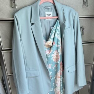 Abercrombie & Fitch | light green blazer XL